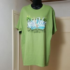 Green Key West Graphic T-Shirt